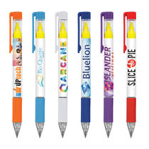 ‭Bergman Kugelschreiber mit Textmarker & farbigem Griff